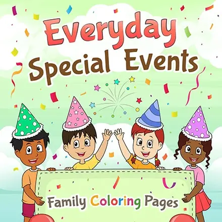 Home 14 FREE Family Coloring Pages